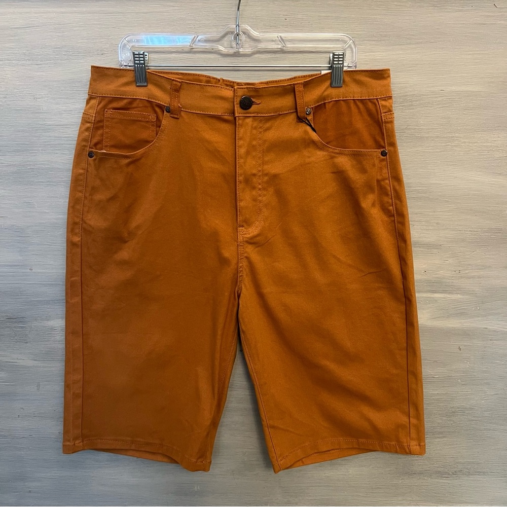 Jeanstation  Camel Flat Front‎ Chino Shorts Size 38 New with Tag
